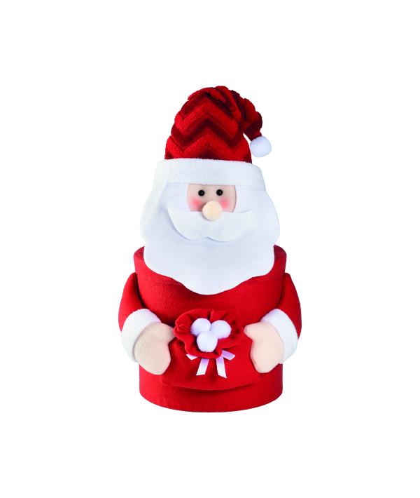 BABBO DOLCI AUGURI ROSSO CON PANETTONE