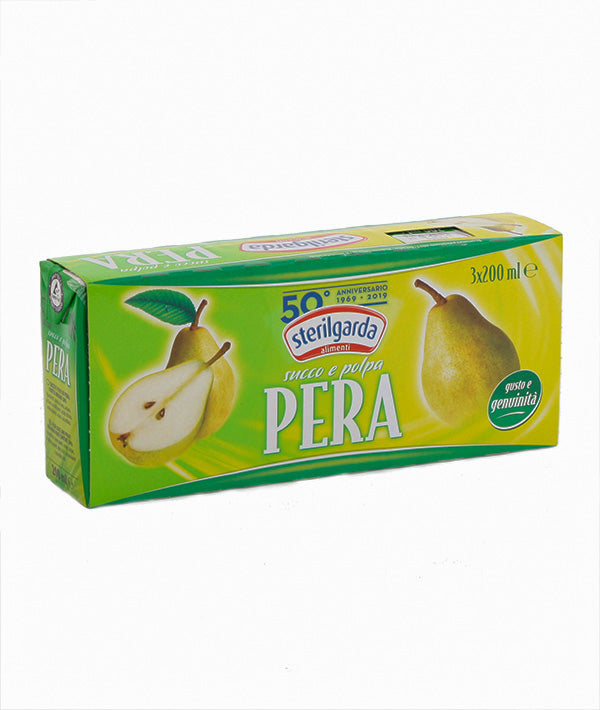 SUCCO E POLPA DI PERA PZ 3 x 200ml STERILGARDA