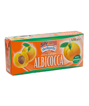 SUCCO E POLPA DI ALBICOCCA PZ 3 x 200ml STERILGARDA