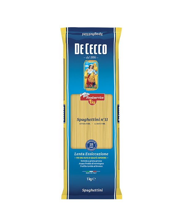 PASTA DE CECCO SEMOLA 11 SPAGHETTINI FOOD SERVICE KG 1