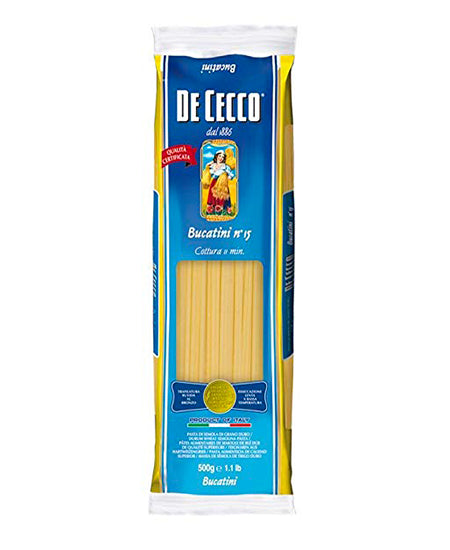 PASTA DE CECCO SEMOLA 15 BUCATINI FOOD SERVICE KG 1