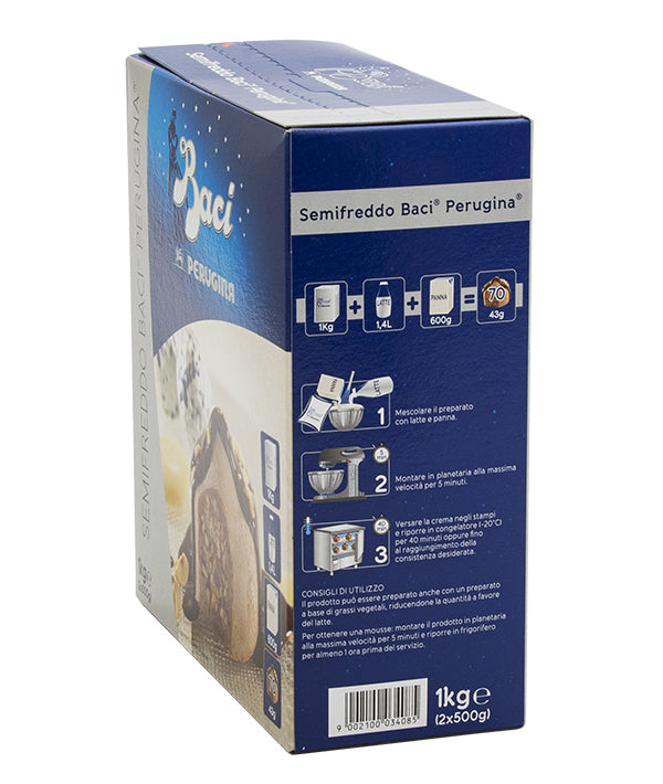SEMIFREDDO PREPARATO BACIO PZ 2X500 PERUGINA