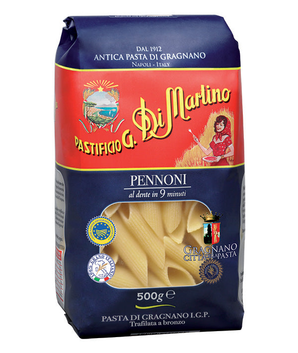 PASTA DI GRAGNANO DI MARTINO IGP PENNONI RIGATI 138 GR 500