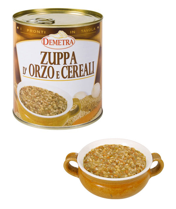 ZUPPA DI ORZO E CEREALI DEMETRA GR 880