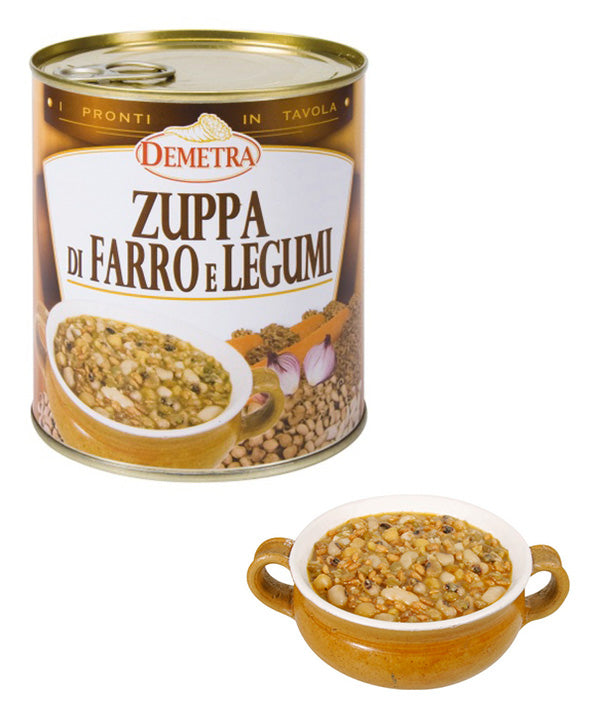 ZUPPA DI FARRO E LEGUMI DEMETRA GR 900