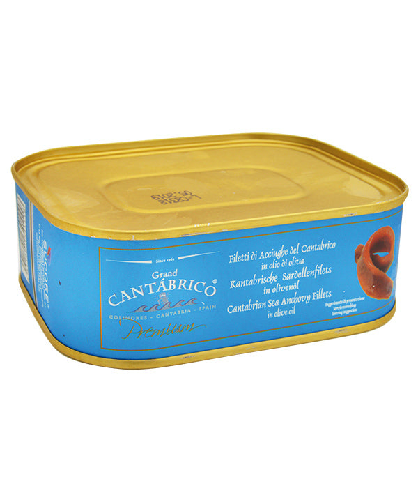 FILETTI DI ACCIUGHE CANTABRICO IN OLIO DI OLIVA  GR 335