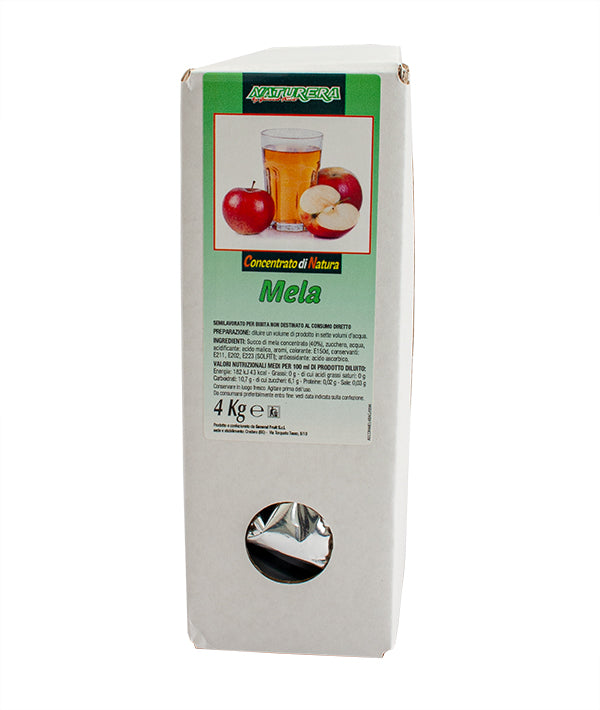 SUCCO CONCENTRATO DI MELA PREMIUM BAG IN BOX NATURERA KG 4