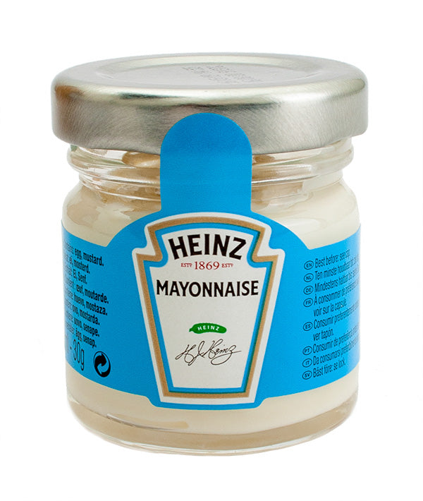 MAIONESE MINI JAR MONODOSE GR 30 VASO VETRO HEINZ PZ 80