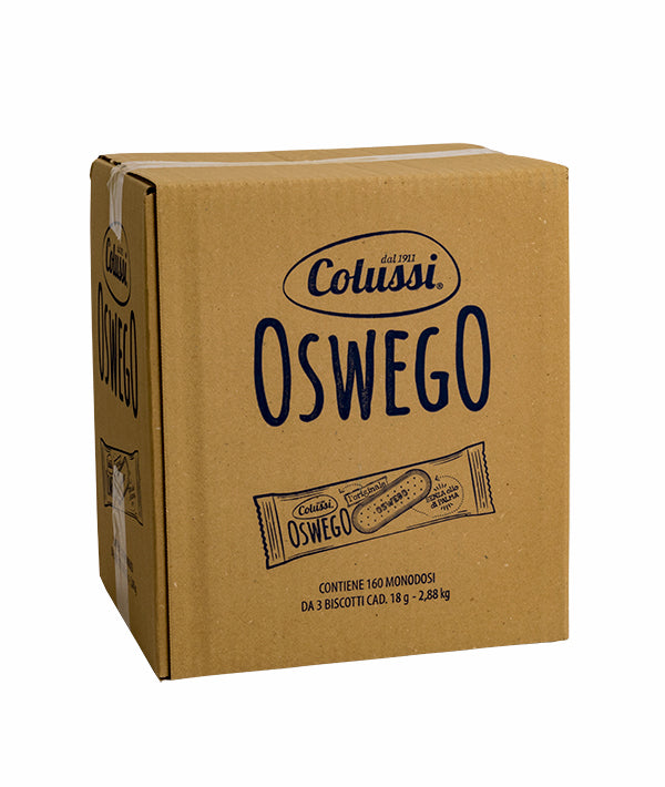 BISCOTTI OSWEGO MONOPORZIONE GR 18 SENZA OLIO DI PALMA PZ 160