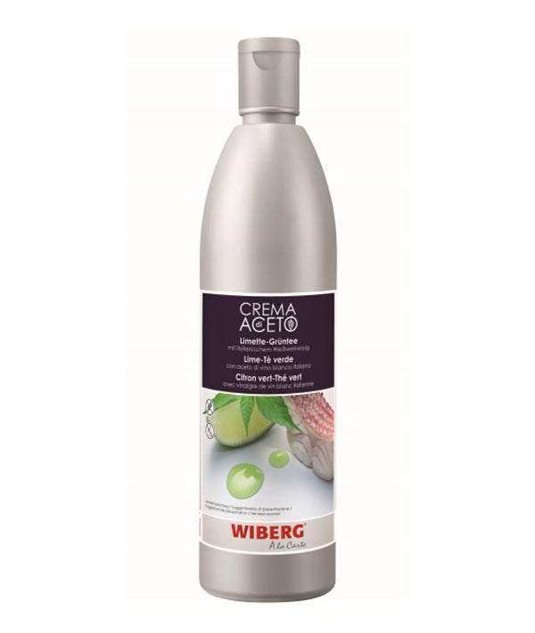 Glassa di Aceto con lime e tè verde Wiberg