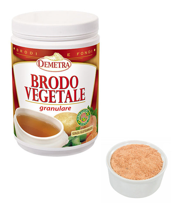 PREPARATO PER BRODO VEGETALE SENZA GLUTINE SENZA GLUTAMMATO DEMETRA GR 700