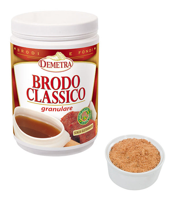 PREPARATO PER BRODO CLASSICO SENZA GLUTAMMATO DEMETRA GR 800
