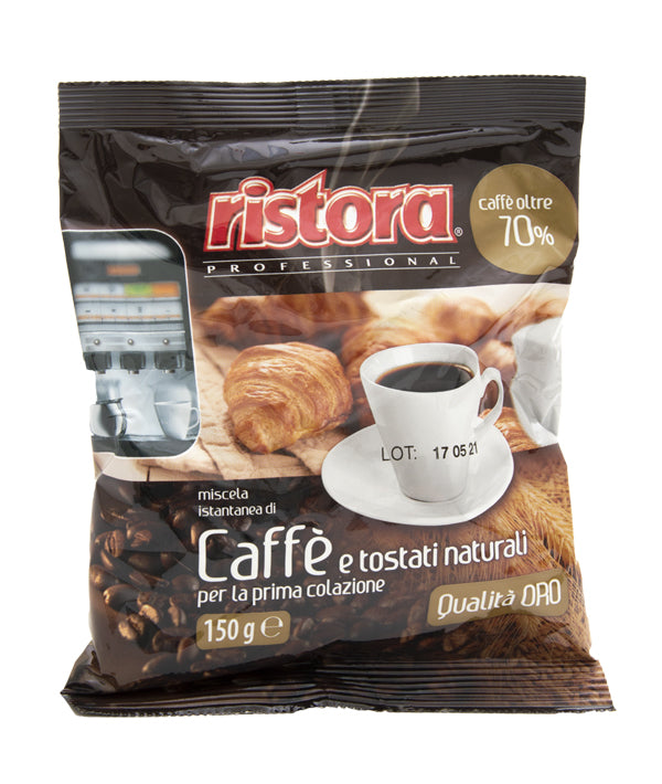 MISCELA CAFFÈ 70% SOLUBILE ISTANTANEO RISTORA GR 150