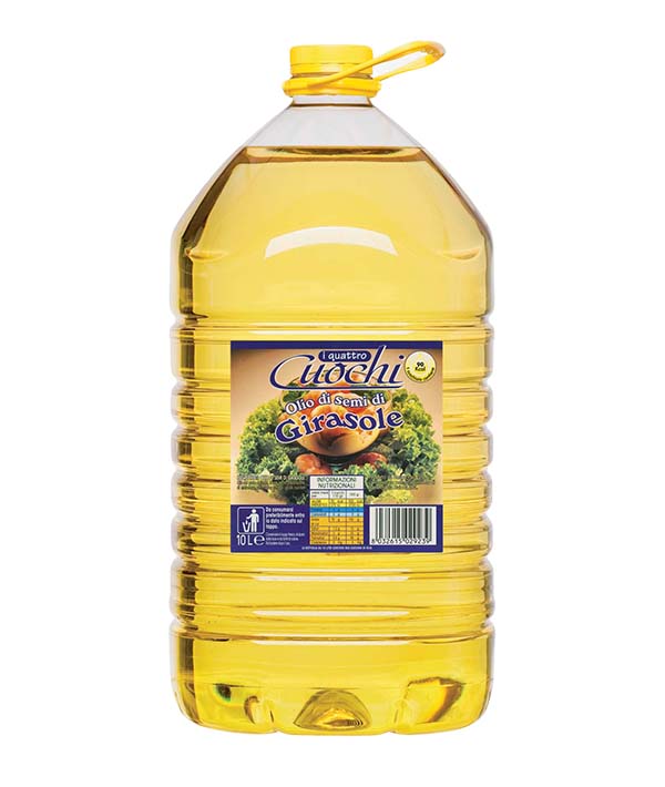 OLIO SEMI GIRASOLE PET 4 CUOCHI LT 10