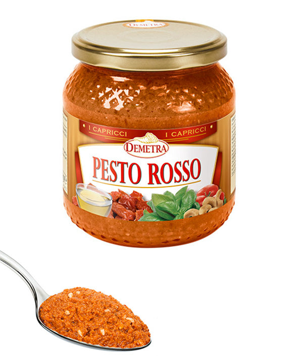 PESTO ROSSO VASO VETRO DEMETRA GR 540