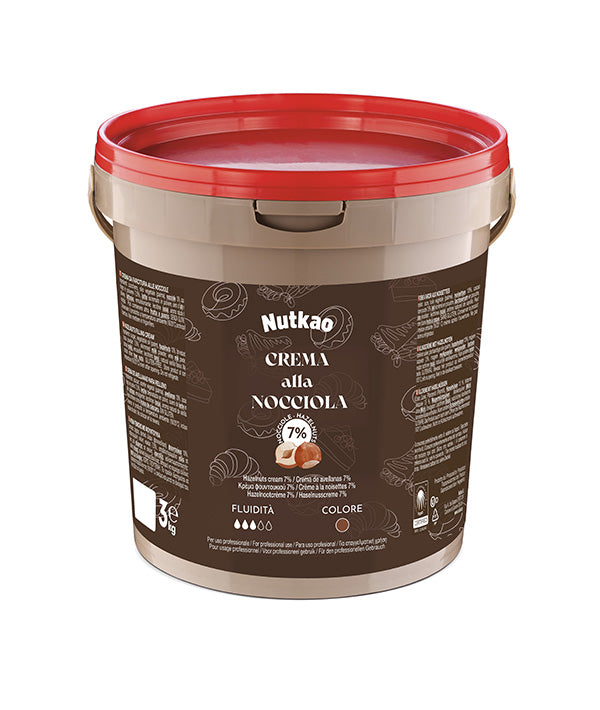 CREMA CACAO / NOCCIOLE 7% NUTKAO KG 3