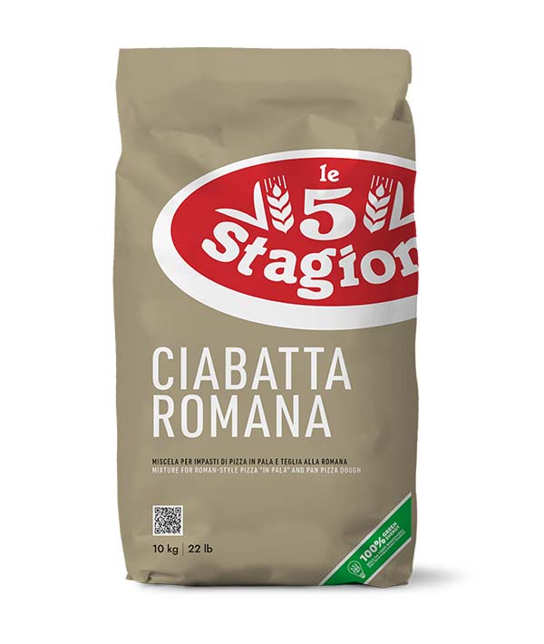 SEMILAVORATO CIABATTA ROMANA MIX 5 STAGIONI KG 10