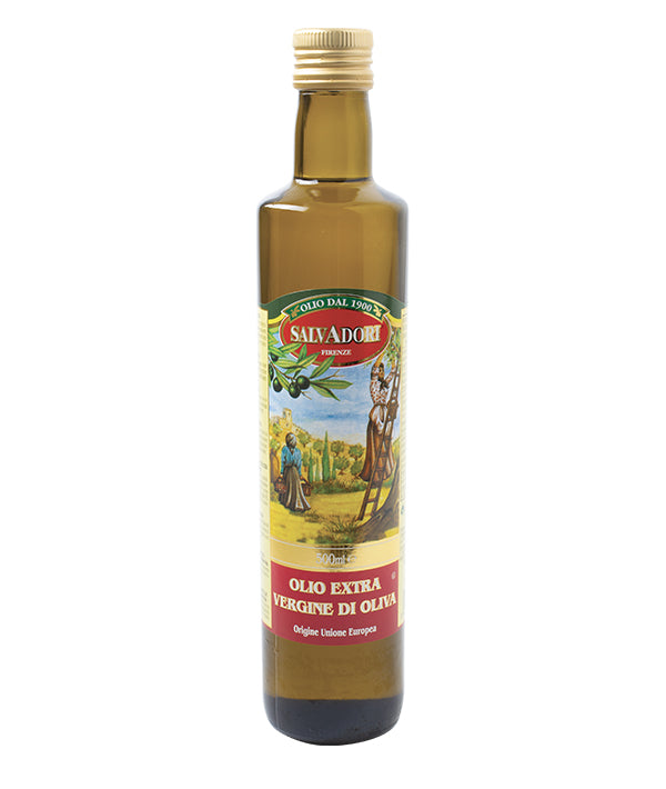OLIO E.V.O. BOTTIGLIA TONDA TAPPO ANTIRABBOCCO ML 500