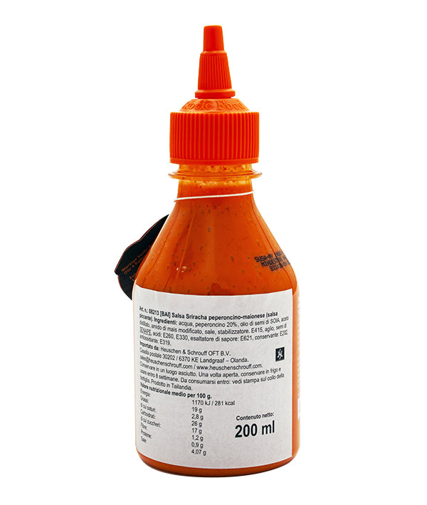 SALSA AL PEPERONCINO SRIRACHA E MAIONESE ML 200