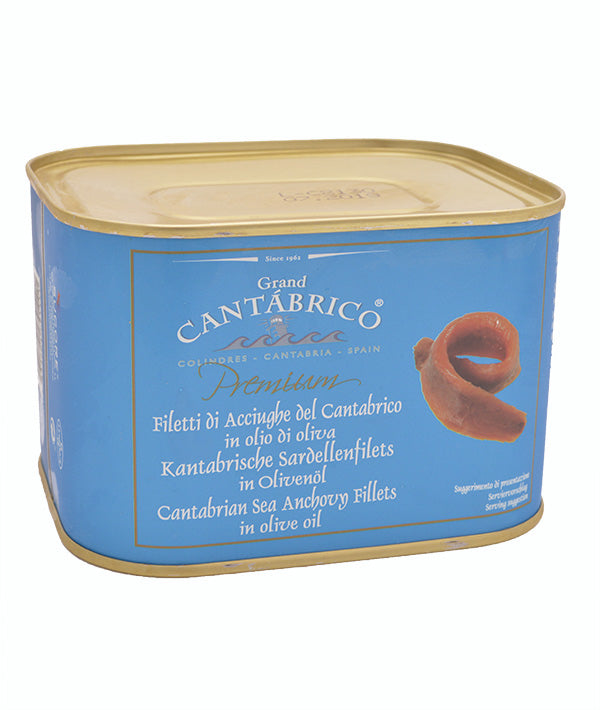 FILETTI DI ACCIUGHE CANTABRICO IN OLIO DI OLIVA LATTA GR 740