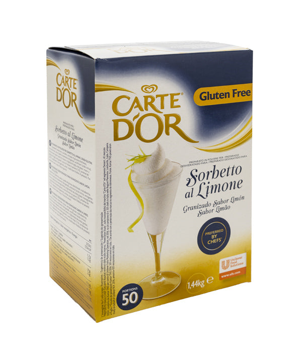 PREPARATO PER SORBETTO AL LIMONE SENZA GLUTINE CARTE D'OR KG 1,44