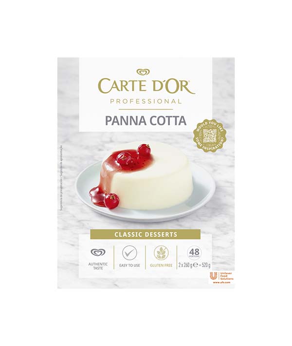 PREPARATO PER PANNA COTTA SENZA GLUTINE CARTE D'OR GR 520