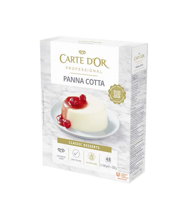 PREPARATO PER PANNA COTTA SENZA GLUTINE CARTE D'OR GR 520