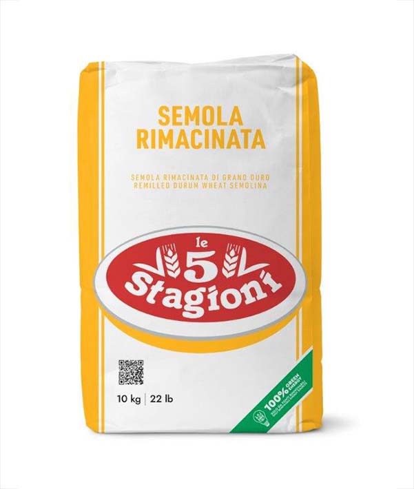 SEMOLA GRANO DURO RIMACINATA 5 STAGIONI KG 10