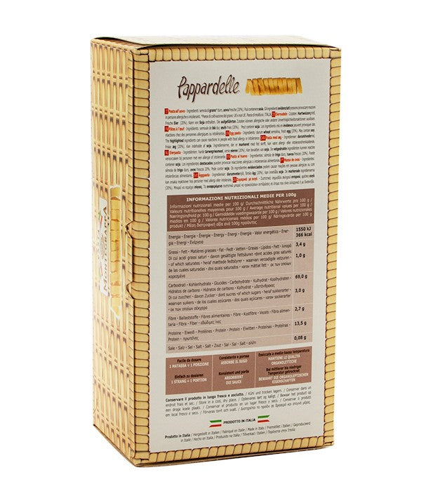 PASTA ALL'UOVO MONTEGRAPPA 08 PAPPARDELLE GR 500