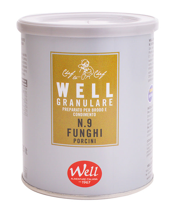 PREPARATO PER BRODO PORCINI N. 9 GRANULARE WELL GR 500