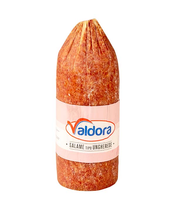 SALAME TIPO UNGHERESE A META' SOTTOVUOTO VALDORA KG 1,5