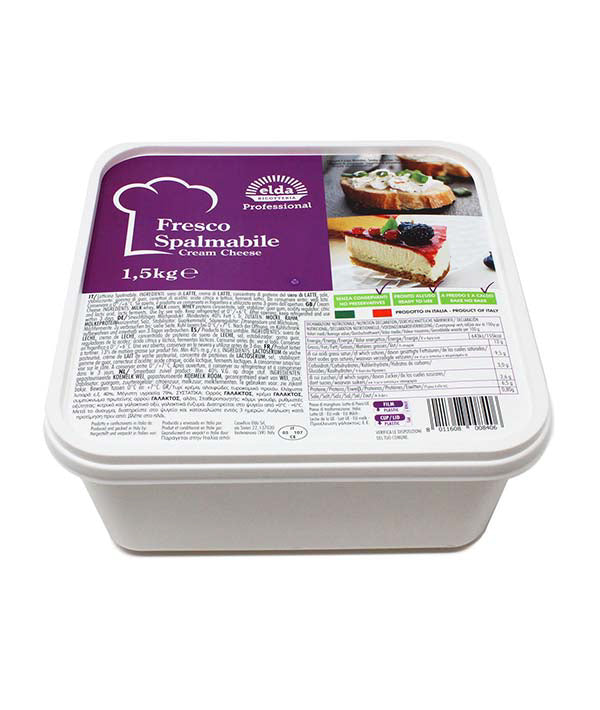 FORMAGGIO FRESCO SPALMABILE CASEIFICIO ELDA KG 1,5