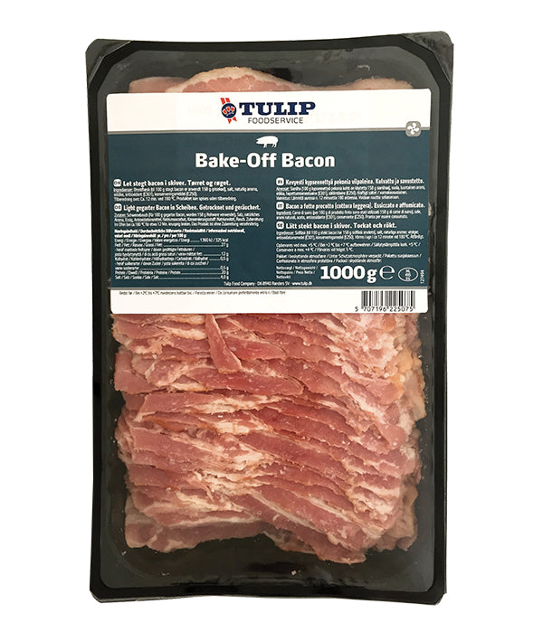 BACON A FETTE LEGGERMENTE PRECOTTO AFFUMICATO TULIP KG 1