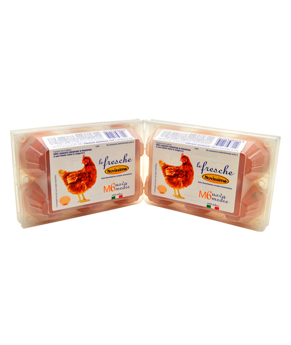 UOVA FRESCHE 53/63 CONFEZIONE PZ 6 GR 350