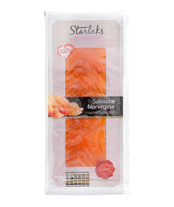 SALMONE AFFUMICATO NORVEGESE VIP BUSTA STARLAKS GR 200