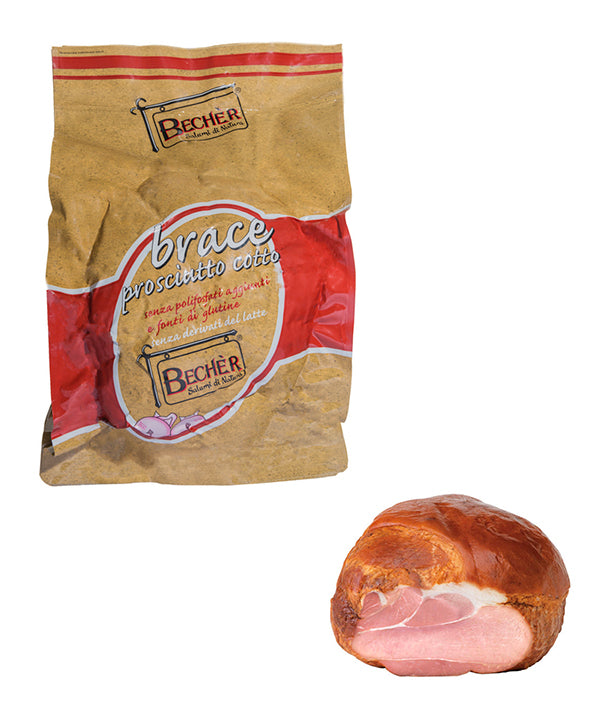 PROSCIUTTO COTTO ALLA BRACE SENZA POLIFOSFATI BECHER KG 8,5