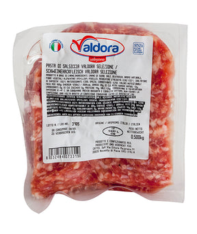 PASTA DI SALSICCIA ITALIANA SOTTOVUOTO VALDORA SELEZIONE GR 500