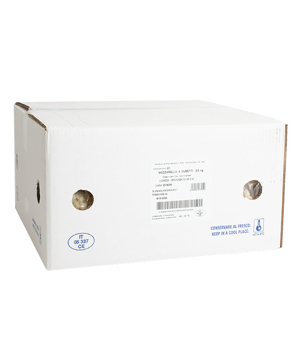 MOZZARELLA A CUBETTI SACCO (PEZZO) DI GIÀ KG 2,5