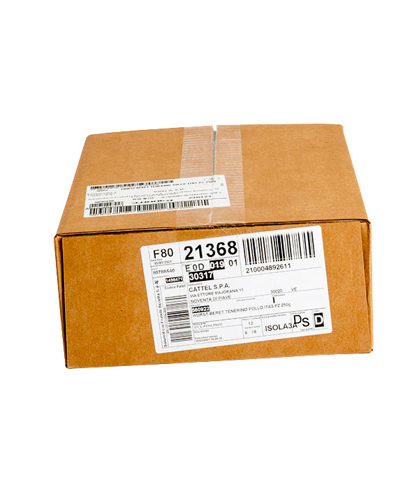 WÜRSTEL DI POLLO 100% ITALIANO PZ 3 BERETTA GR 250