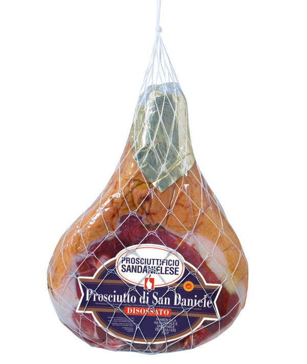 PROSCIUTTO SAN DANIELE SENZA OSSO PELATO PIATTO 16 MESI KG 7,2