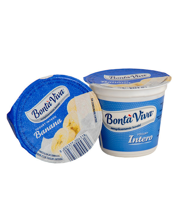YOGURT INTERO BANANA BONTÀ VIVA GR 125