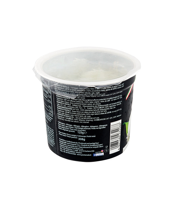 BURRATA DI BUFALA VASCHETTA PONTE REALE GR 125