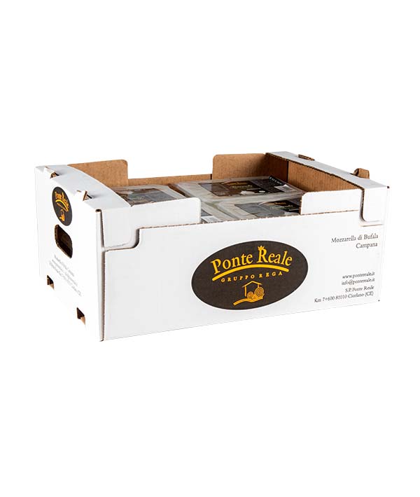 BURRATA DI BUFALA VASCHETTA PZ 4X50 PONTE REALE GR 200
