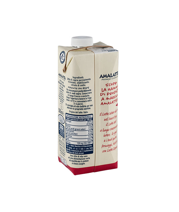 LATTE DI CAPRA PARZIALMENTE SCREMATO UHT AMALATTEA ML 500