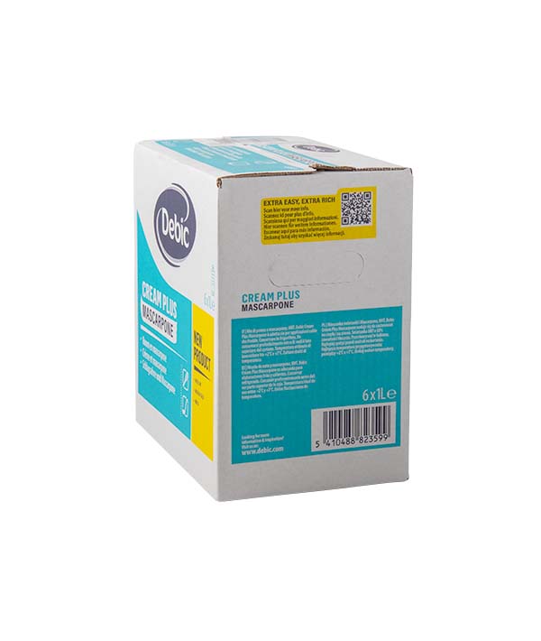 CREAM PLUS MASCARPONE 36,5% DEBIC LT 1