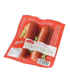 WÜRSTEL SERVELADE PURO SUINO SENZA PELLE PZ 2 RECLA GR 200