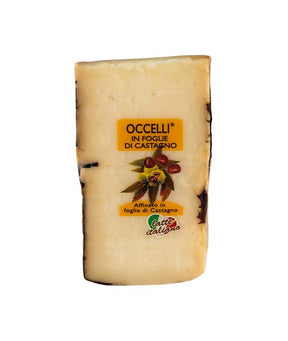 FORMAGGIO IN FOGLIE DI CASTAGNO FETTA OCCELLI GR 140