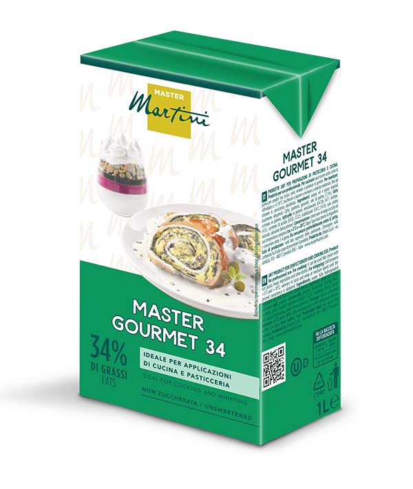 CREMA VEGETALE (CARTONE) 34% MASTER GOURMET LT 1