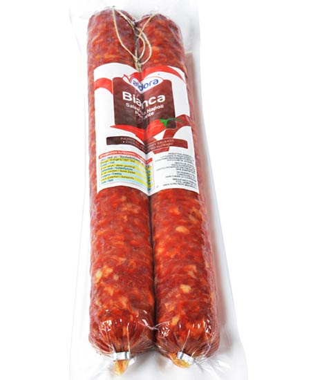 SALSICCIA PICCANTE NAZIONALE LUNGA LA BIANCA PZ 2 VALDORA GR 900