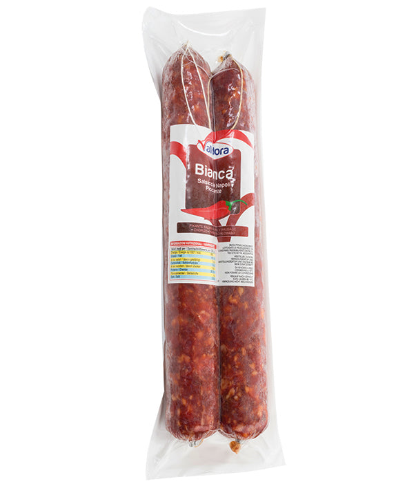 SALSICCIA PICCANTE NAZIONALE LUNGA LA BIANCA PZ 2 VALDORA GR 900